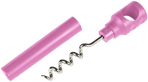 Express Pencils Personalized Pocket Corkscrew - Wine Bottle Opener - Custom Printed Name - ABS Plastic - Waiter Corkscrew - 12 per Box (Baby Pink) - FREE PERZONALIZATION - Great Gift Ideas - Wine