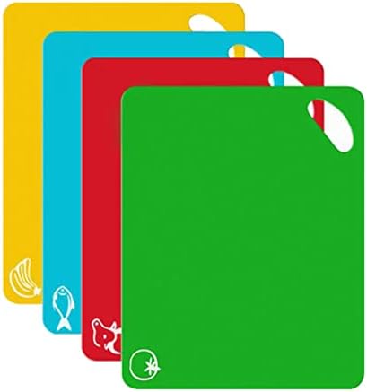 4pcs Chopping Board Hanging Cutting Board Home Accessory Fruit Plastic Kitchen Supplies Tools