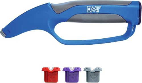 DMT Edgesharp XChangeSharp Cartridge Based Sharpener, 3-In-1 Kitchen Knife Sharpener, Scissors Sharpener & Serrated Knife Sharpener, Ergonomic, Space-Saving Design, 8"L x 2.5"W x 1"H