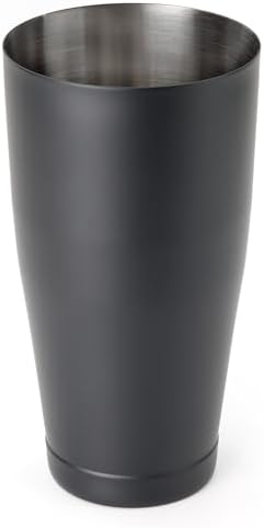 Barfly Shaker Cocktail Tin, Large 28 oz (828 ml), Matte Black