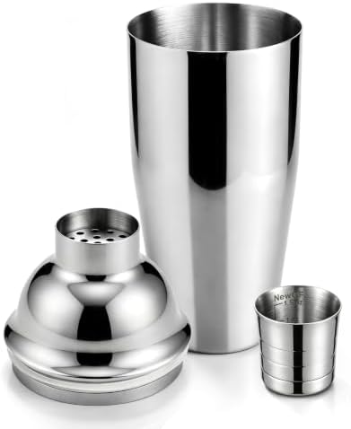 25oz Cocktail Shaker with Jigger Lid & Silicone Seal