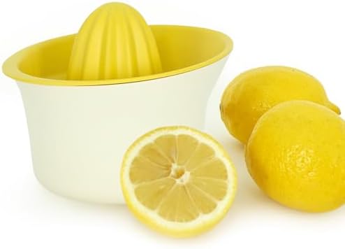 EKOBO Citrus Juicer manual Lemon - 22 oz BPA-Free Eco-Composite Lemon Squeezer - Hand Juicer for Oranges, Lemons and Limes – Dishwasher Safe Citrus Squeezer with Integrated Mixing Bowl