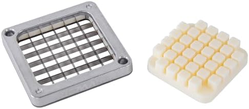 1/2" 1/4" 3/8" Multi-model universal Stainless Steel Replacement Chopper Blade & Pusher Block Set For Commercial Vegetable Cutter Dicer Strip Interchangeable Blade (1/2 inch)