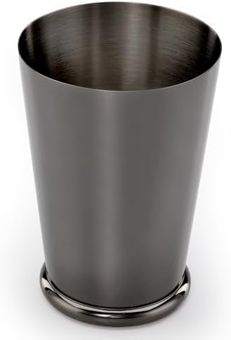 Barfly Cocktail Shaker with Weighted Bottom, Deluxe 18 oz, Gunmetal Black