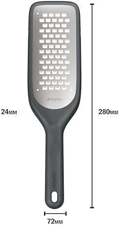 Zyliss Coarse Grater – Handheld Cheese & Vegetable Grater with Stainless Steel Blade & Wheat Straw Handle – Ideal for Hard Cheese, Carrots, Apples & More – Includes Protective Cover Doubles as Scraper