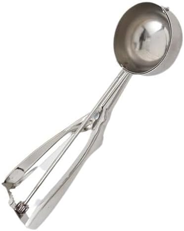Cookie Cream Dough Scoops For Baking 18/8 Selected Stainless Surface Polishing Process Suitable For Making Exquisite Melon Ball Ice Cream Desserts #40 Biscuit Spoon With A Diameter2.36 Inches