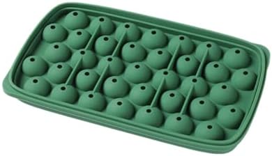 Ice Cube Trays for Freezer Silicone Ice Cube Tray Round Ice Ball Maker, 37 ice Ball Tray Easy-Release Reusable Ice Cube Ball in Organizer Bins or Ice Bucket for Cocktail bar or Iced Coffee Cup