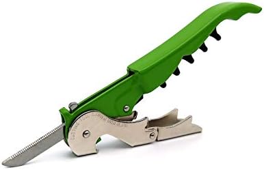 Pulltap's Genuine Slider 900 Waiter's Corkscrew – Double-Hinged Wine Key with Sliding Foil Cutter – Patented Design – Made in Spain – Verde Limón (Lemon Green)