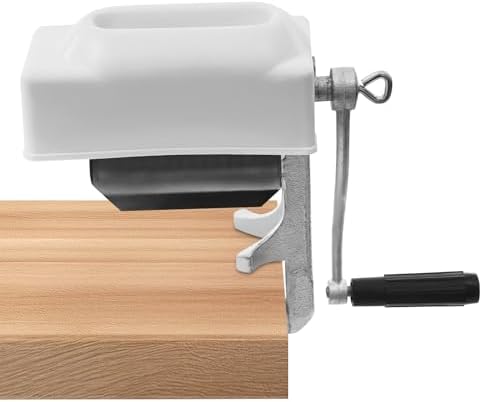 Meat Tenderizer Tool Heavy Duty Manual Meat Tenderizer Cuber Tool Steak Flatten Cuber Commercial Clamp on Meat Tenderizer Kitchen Tool Rolling Meat Poultry Tenderizer Machine