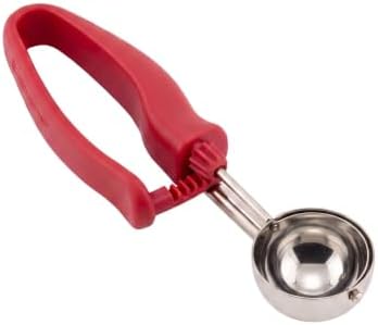 Restaurantware Ice Cream Scoop 1 Case 1.4 oz Stainless Steel Portioner Commercial Kitchen Tool Comfortable Grip Dishwasher-Safe Ambidextrous Handle