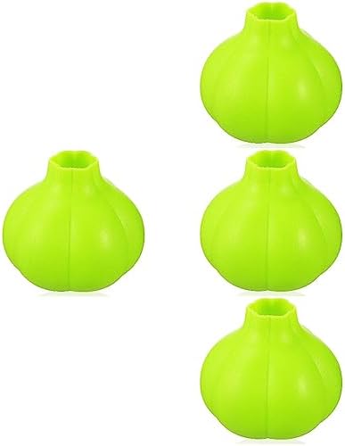 UPKOCH 4pcs Silicone Garlic Peeler Tool Efficient Garlic Skin Remover for and Kitchen Gadget for Everyday Use