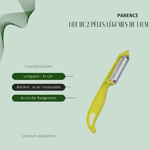 PARENCE. - Set of 2 14cm Vegetable Shoes, 2 Trees, peelers and Vegetables - Random Colors (Pink, Yellow, Blue, etc.)