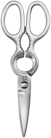 WAGENSTEIGER Kitchen Scissors, Multi-function Dishwasher Safe SUS403 Stainless Steel, Forged, Come Apart, Utility Shears, All Purpose for Cutting Food, Meat, Vegetable, Nutcracker (Food Scissors 1604)
