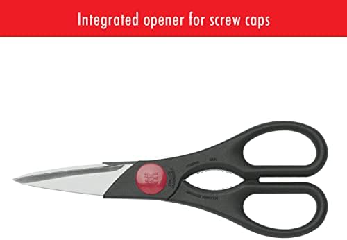 ZWILLING Twin 7.9-inch Kitchen Shears, Heavy Duty Multi-Purpose Scissors with Forged Stainless Steel Blades, Built-In Bottle Opener & Soft Grip – Dishwasher Safe for Meat, Poultry, Herbs & BBQ