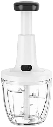 Manual Hand‑Push Food Chopper, Vegetable Dicer Mincer for Onion Garlic
