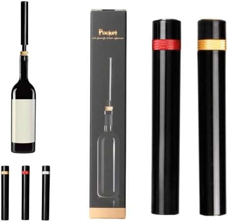 Wine Opener, AeroPop MIni Wine Opener, Travel Portable Pocket Air Pressure Pump Wine Bottle Opener, Travel Porta for Home, Restaurant, Party (2Pcs,A)