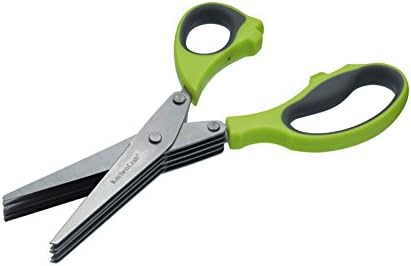 Kitchen Craft KitchenCraft Stainless Steel Multi-Blade Herb Scissors, 21.5 cm (8"), one size,