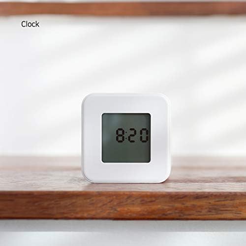 mooas Multi Clock Time Cube Timer, Alarm, Backlight, Productivity (Coral)
