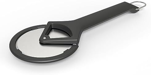 Everdure Pizza Cutter Wheel - Powerful One-Cut Stainless Steel Blade, Durable and Comfortable Grip, Protective Case Included, Dishwasher Safe, Ideal for Pizza Lovers, Chefs, Cooks, Bakers