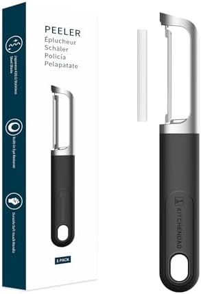 KITCHENDAO Swivel Vegetable Potato Peeler for Kitchen, Japanese 420J2 Stainless Steel Sharp Blade
