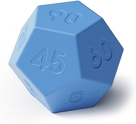 mooas Dodecagon Time Ball Rechargeable Mini Timer (Blue)