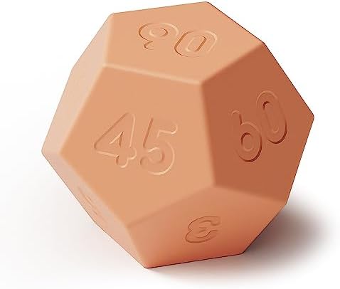 mooas Dodecagon Time Ball Rechargeable Mini Timer (Sand Peach)