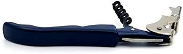 Pulltap's Genuine Classic 500 LEFT-HANDED Waiter's Corkscrew – Double-Hinged Wine Key with Hinged Foil Cutter – Patented Design – Made in Spain – Dark Blue (Azul Oscuro)