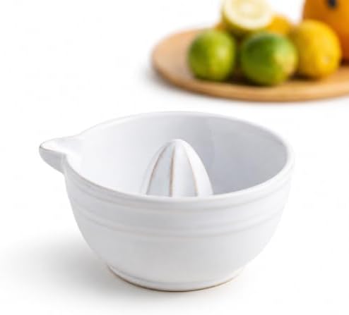 Lemon Squeezer Ceramic Citrus Juicer Bowl Manual Juicer Orange Juicer 18oz