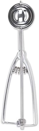 RSVP International Endurance Kitchen Collection Spring Release Measured Cookie Dough Scoop, Multi-Use for Cupcake, Muffin Batters, Stainless Steel and Dishwasher Safe, #40, 1-3/4 TBS
