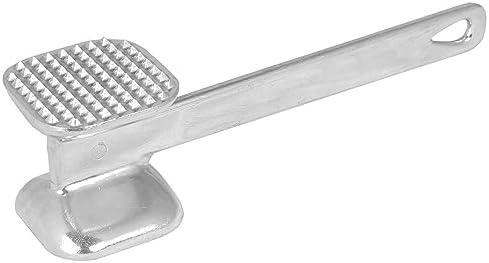 TrueCraftware-10-1/8" Meat Tenderizer Aluminum Head and Handle- Meat Tenderizer Hammer Dual-side Mallet for Kitchen