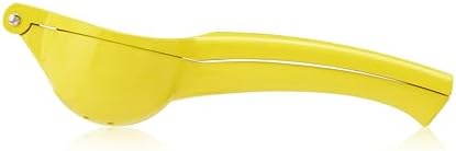 True Lemon Press, Handheld Juicer Squeezer, Citrus Juicer for Wedding, Birthday, Cocktail Parties, Kitchen Gadget, Home Bar, Set of 1, Yellow