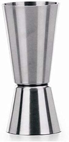 Dynore Stainless Steel 6 Pcs Bartender Martini Kit Set - Teardrop Bar Spoon Cocktail Shaker 500 ml Tall peg Measure 30/60 ml Black PVC Muddler Ice Tong Cocktail Strainer- Set of 6