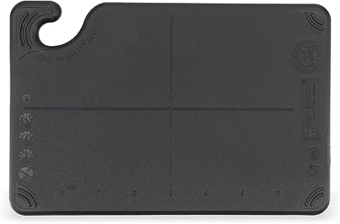 San Jamar CBG6938BK Saf-T-Grip Bar Cutting Board