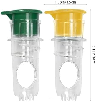 Screw Top Lemon Squeezer, Handheld Citrus Juicer and Orange Juicer Squeezer for Cocktails, Drinks and Cooking, 2 Pcs