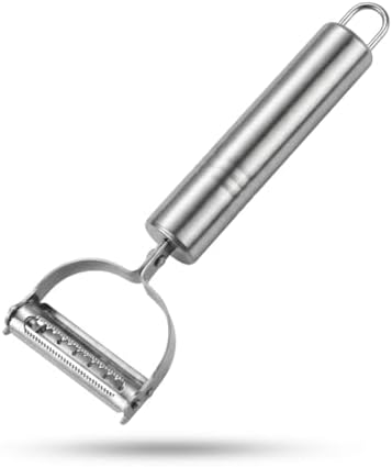 Vegetable Peeler Set 5 Pack – Stainless Steel Double-Sided Y Peeler for Potatoes, Carrots & Apples – Rust-Proof, Dishwasher Safe Kitchen Peelers with Ergonomic Non-Slip Handle – Multi-Purpose