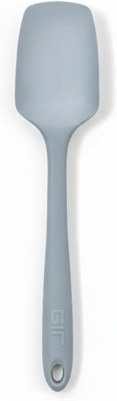 GIR: Get It Right Premium Silicone Heat-Resistant up to 550°F | Seamless, Nonstick Kitchen Spoonula for Cooking, Baking, and Mixing |, Ultimate-11 IN, Slate, GIRSUU319SLT