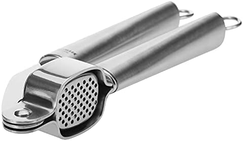 Westmark 18362270 Stainless Steel Garlic Press, Does It Right the First Time, Silver/Gray