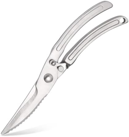 Powerful Poultry Shears,SinYe Heavy Duty Kitchen Shears,Stainless Steel Kitchen Scissors with Fish Scaler (Classic)