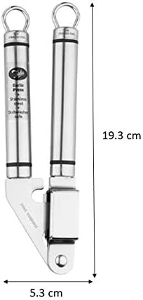 Tala Stainless Steel Garlic Press, Essential Tool with Ultra Fine Mesh for Crushing Garlic and Ginger for Cooking, Easy to clean, Dishwasher safe