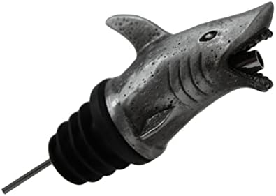 Happy Hour Shark Head Wine Pourer - Stopper, Aerator, and Perfect Pourer