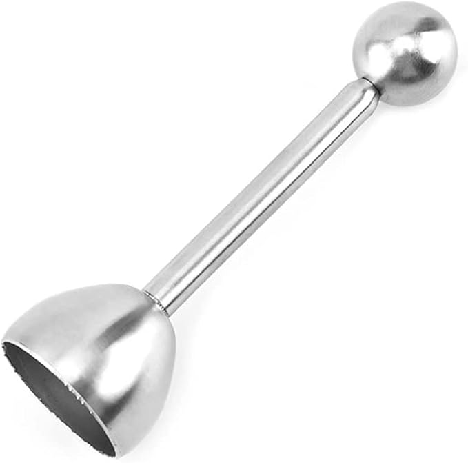 Egg Cracker Topper, Stainless Steel Egg Opener for Soft Boiled Egg, Egg Separator Egg Shell Remover for Hard Raw Boiled Egg
