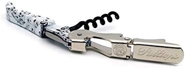 Pulltap's Genuine Music 500 Waiter's Corkscrew – Double-Hinged Wine Key with Hinged Foil Cutter – Patented Design – Made in Spain – Musical