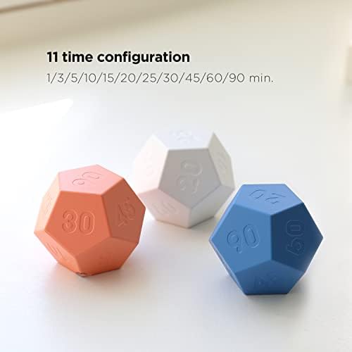 mooas Dodecagon Time Ball Rechargeable Mini Timer (Blue)