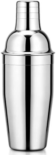 25oz Cocktail Shaker with Jigger Lid & Silicone Seal