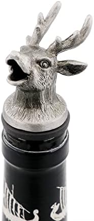 Animal Wine Aerator & Liquor Pourer for Bar,Home and Party Wine Pourer Aerator Festival Gift (Fawn Silver Gray)