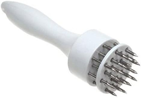 24 Blades Needle Meat Tenderizer Hammer Pounder Cooking Tools Stainless Steel Meat Steak Mallet White