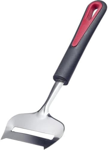 Westmark Soft Cheese Slicer, Specially Sharpened Cutting Edge, with Fork Tines Plastic/Stainless Steel, Gallant, Black/Red/Silver, 29252270