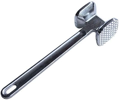 Meat Tenderizer Hammer, Aluminium Alloy Double Sided Manual Meat Mallet Food Hammer for Tenderizing Steak Beef Poultry