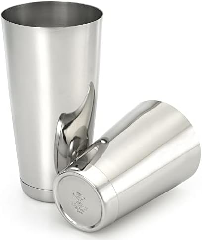 Barfly Soho Cocktail Shaker Tin Set (18 oz and 28 oz), Stainless,M37152