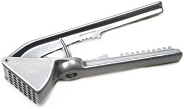 Westmark Germany Multipurpose Garlic Press with Olive Pitter, Nutcracker and Fish Scaler (Grey)